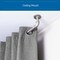 Sun Zero Sun Zero Bronn Industrial 3/4" Room Darkening Curtain Rod, 66-120", Polished Pewter SN47072E - alternate 8